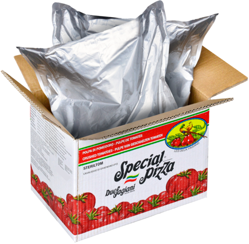 DUE FAGIANI Tomaten Pulp 6x6mm Ital. BIB   2x5kg (Alt.447366)