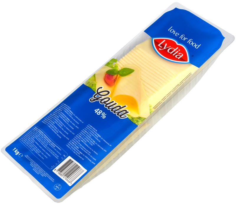 LYDIA Gesneden Kaas 48% Halal 1kg