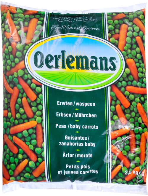 OERLEMANS Erwten/Wortelenmix DV   2,5kg