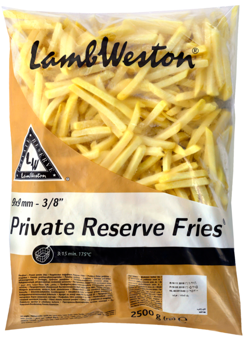 LAMB WESTON F64 P.R. Frites 9x9mm DV   4x2,5kg