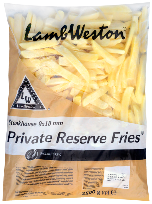 LAMB WESTON F69 P.R. Steakhouse Frites 9/18 DV   4x2,5kg