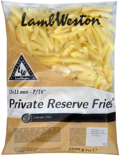 LAMB WESTON F66 P.R. Frites 11x11mm DV   4x2,5kg