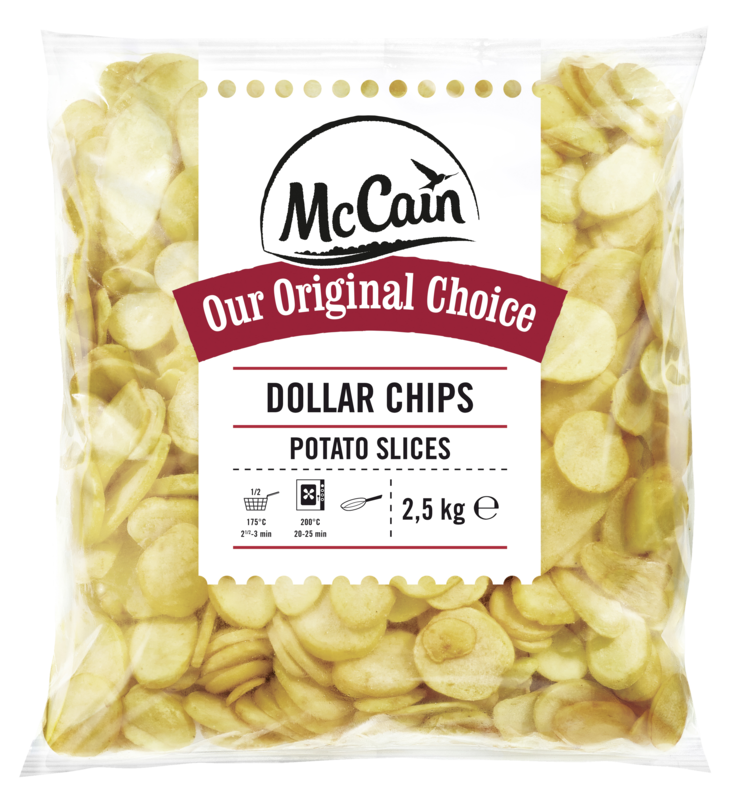 MCCAIN Dollar Chips (8355) 4x2,5kg