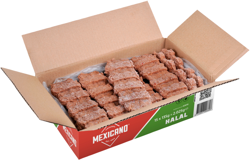 DE VRIES Mexicano rund/kip Halal   15x135g