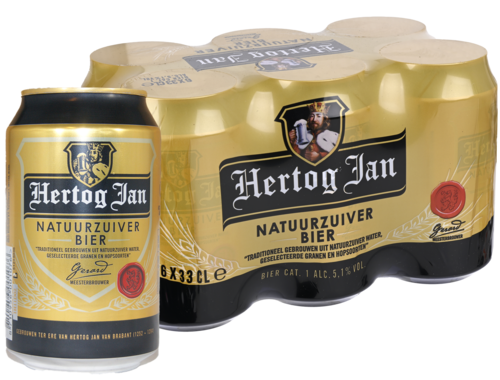 HERTOG JAN Pils 5,1%   4x6x330ml CAN (S)