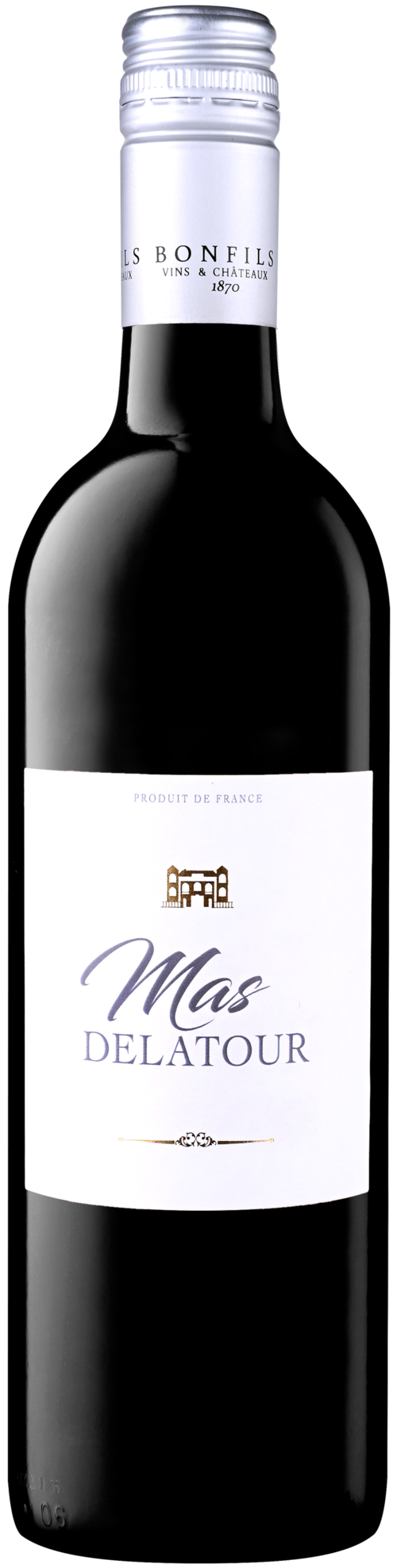 MAS DELATOUR IGP Pays D'Oc Rouge 12,5% Vol.   0,75L