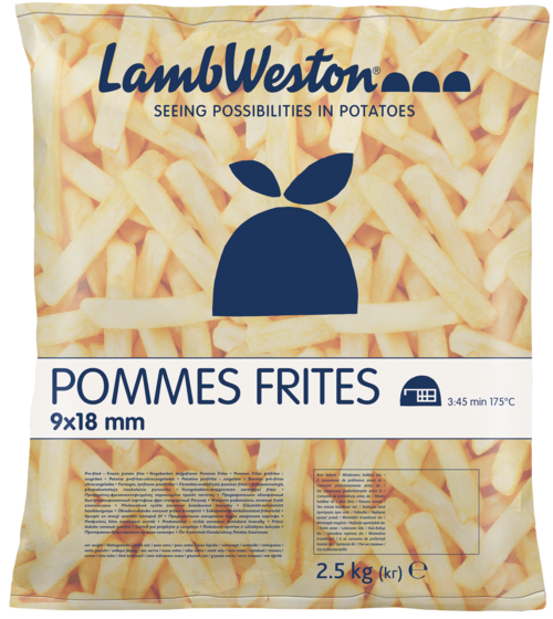 LAMB WESTON LWF83 Frites 9x18mm DV   5x2,5kg (alt. 428739)