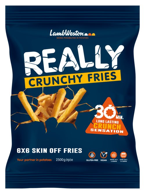 LAMB WESTON LWF900 Really Crunchy Fries 6x6mm DV   4x2,5kg