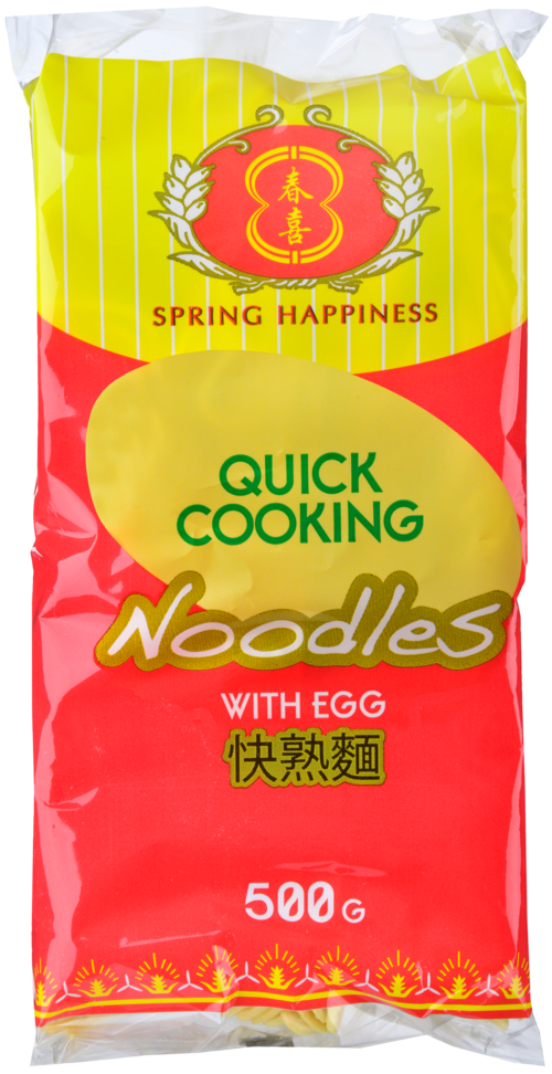 SPRING HAPPINESS Quick Cooking Noodle met Ei   500g