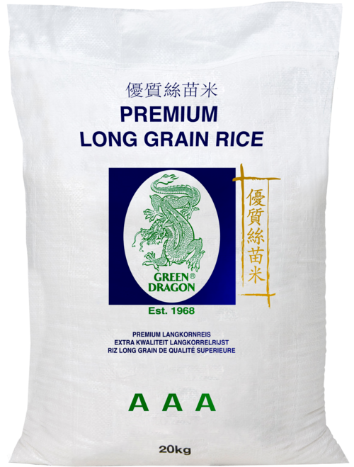 GREEN DRAGON Langkorrel Rijst Premium   20kg (Alt.423609)\