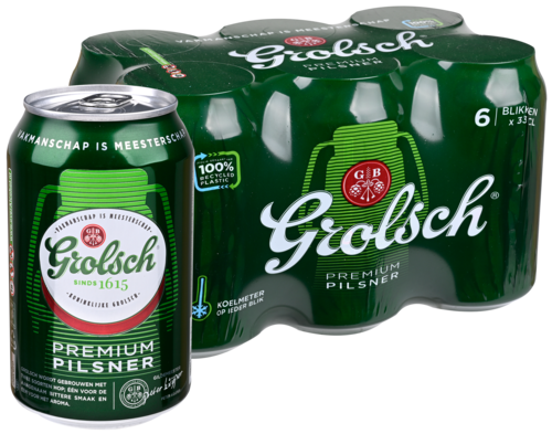 GROLSCH Pils 5% Vol.  4x6x0,33L CAN (S)