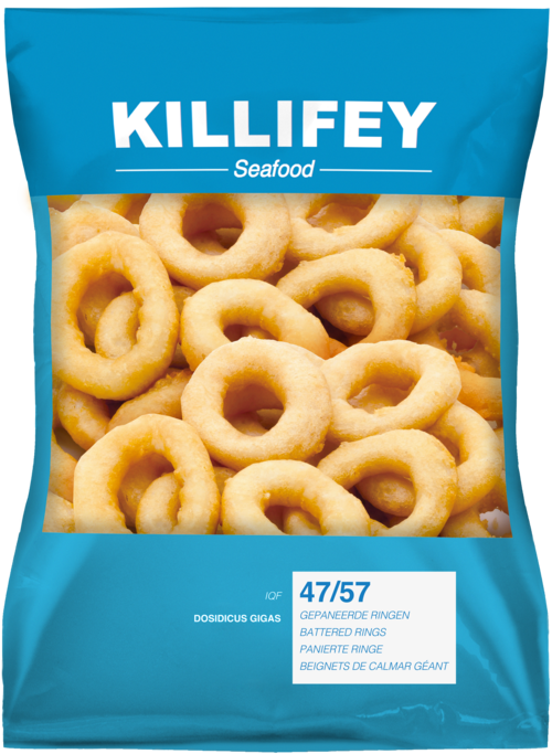 KILLIFEY Calamare-Ringen Gepaneerd 47/57 DV   1kg