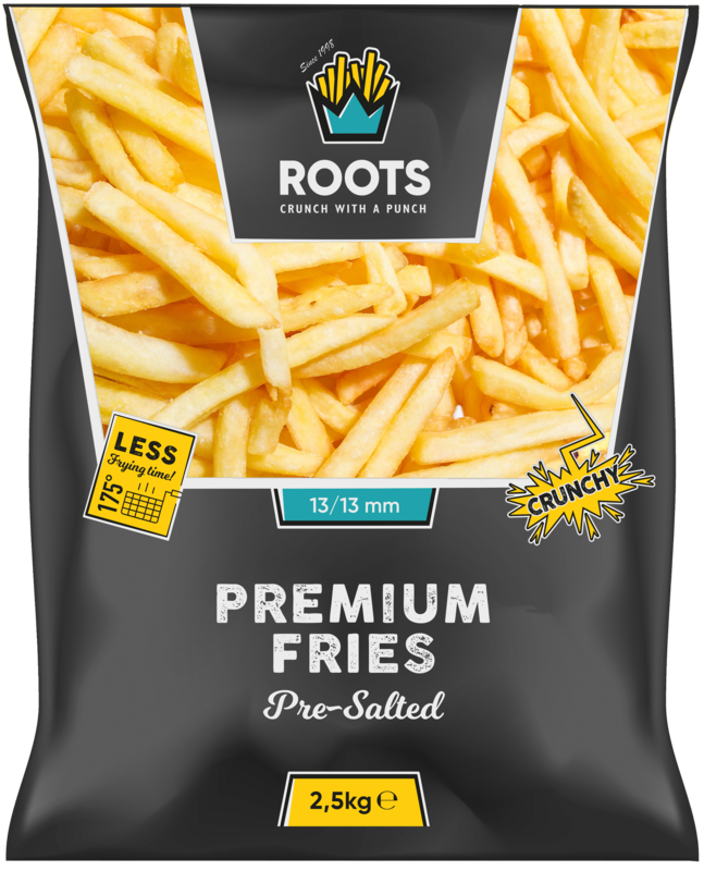 ROOTS Chubby Fries 13/13 Halal DV   4x2,5kg