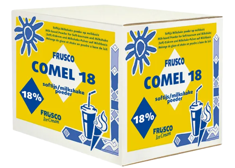 Frusco Comel 18 IJsmix Poeder  18% Melk Poeder   14x1kg