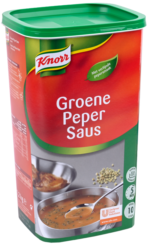 KNORR Groene Pepersaus   1,2kg