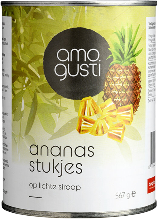 AMOGUSTI Ananas stukjes 3,05kg